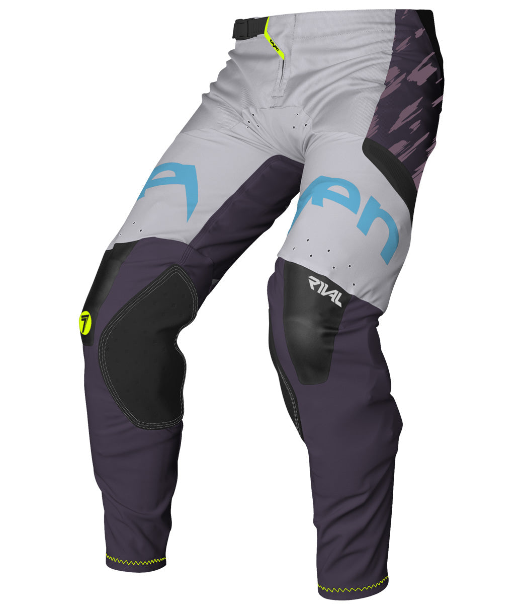 Seven YOUTH RIVAL CLASH PANT GRAY/B-BERRY Y28