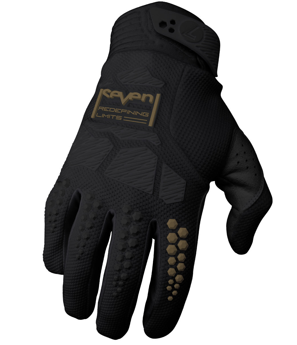 Seven RIVAL ASCENT GLOVE BLACK/GOLD XL