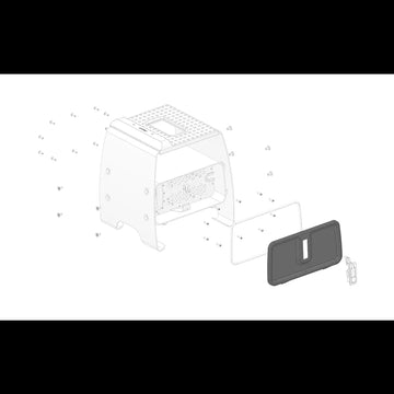 Charger Stand Front Cover Hinged Door