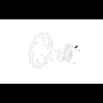 Front Brake Caliper Bleeder Cover