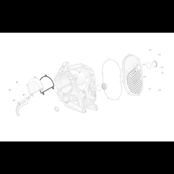 Left Motor Cover Gasket