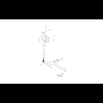 Rear Foot Brake Lever Rod End