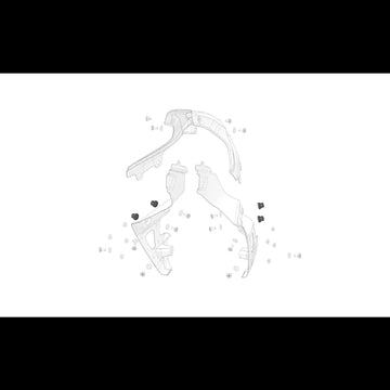 Rubber Rivet Front Carbon Subframe