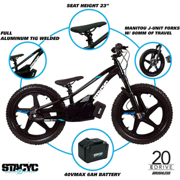 STACYC BRUSHLESS - 20EDRIVE