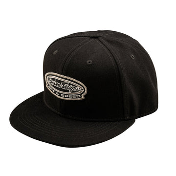 Troy Lee A&S Snapback Hat Black OSFA