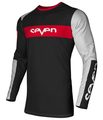 Seven YOUTH VOX FRACTURE JERSEY BLACK/WHITE YXXS