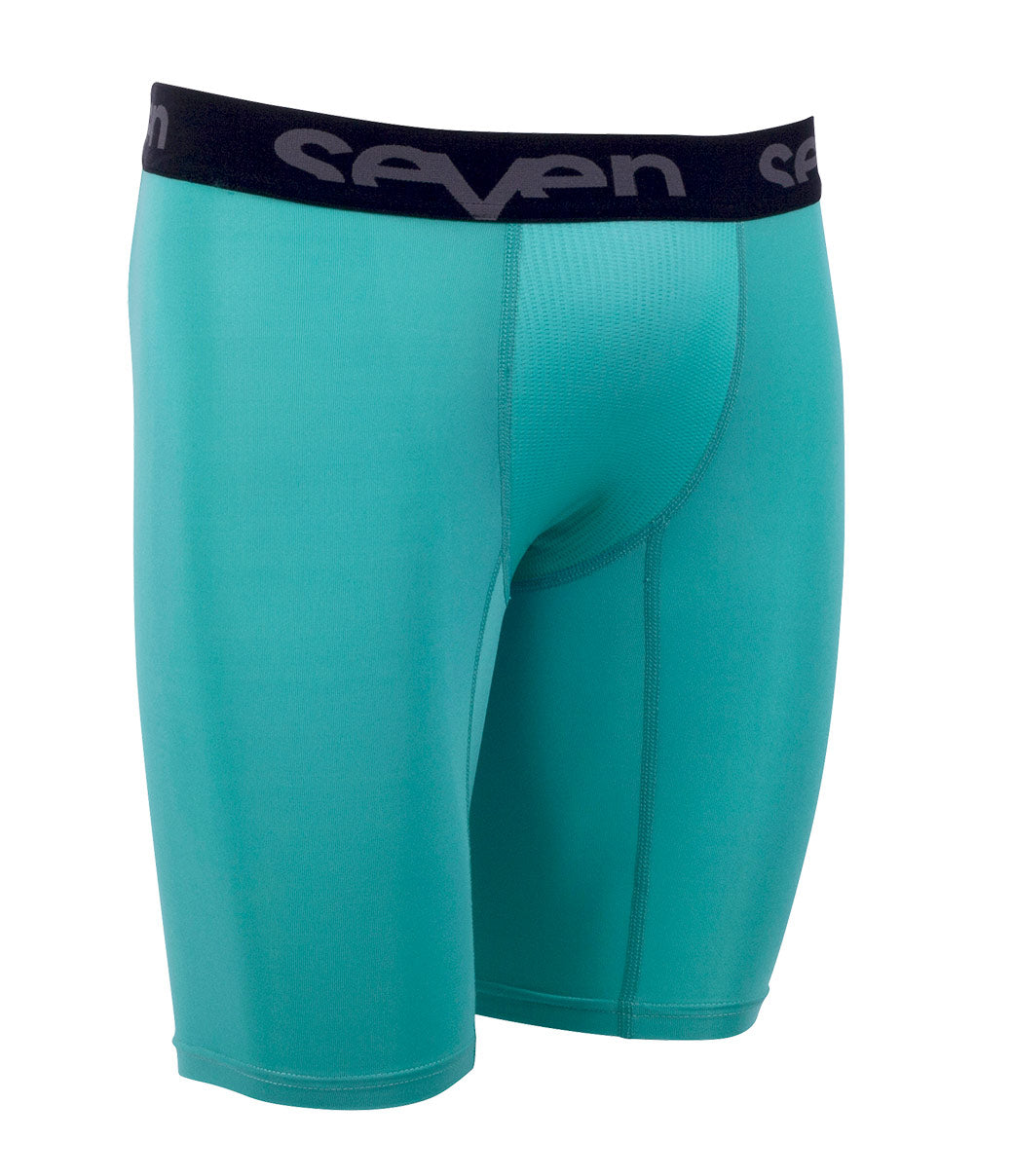 Seven ZERO COMPRESSION SHORT BLACK/AQUA S