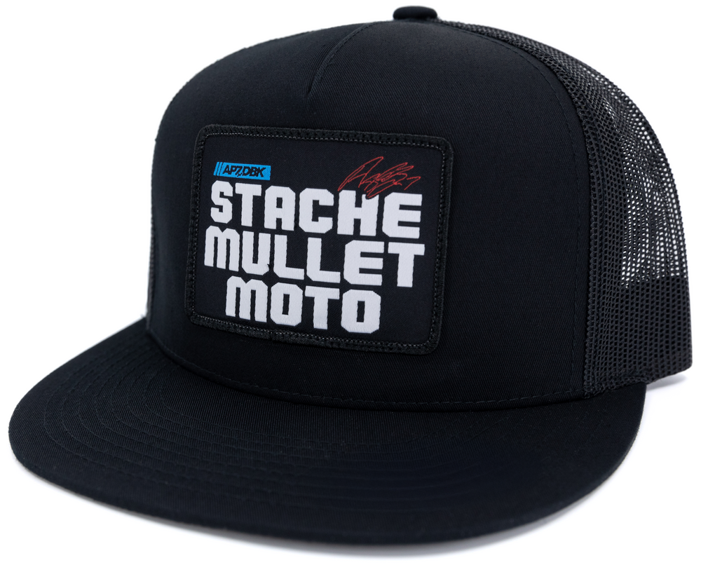 DBK Stache Mullet Moto 2Fifty Hat - Black