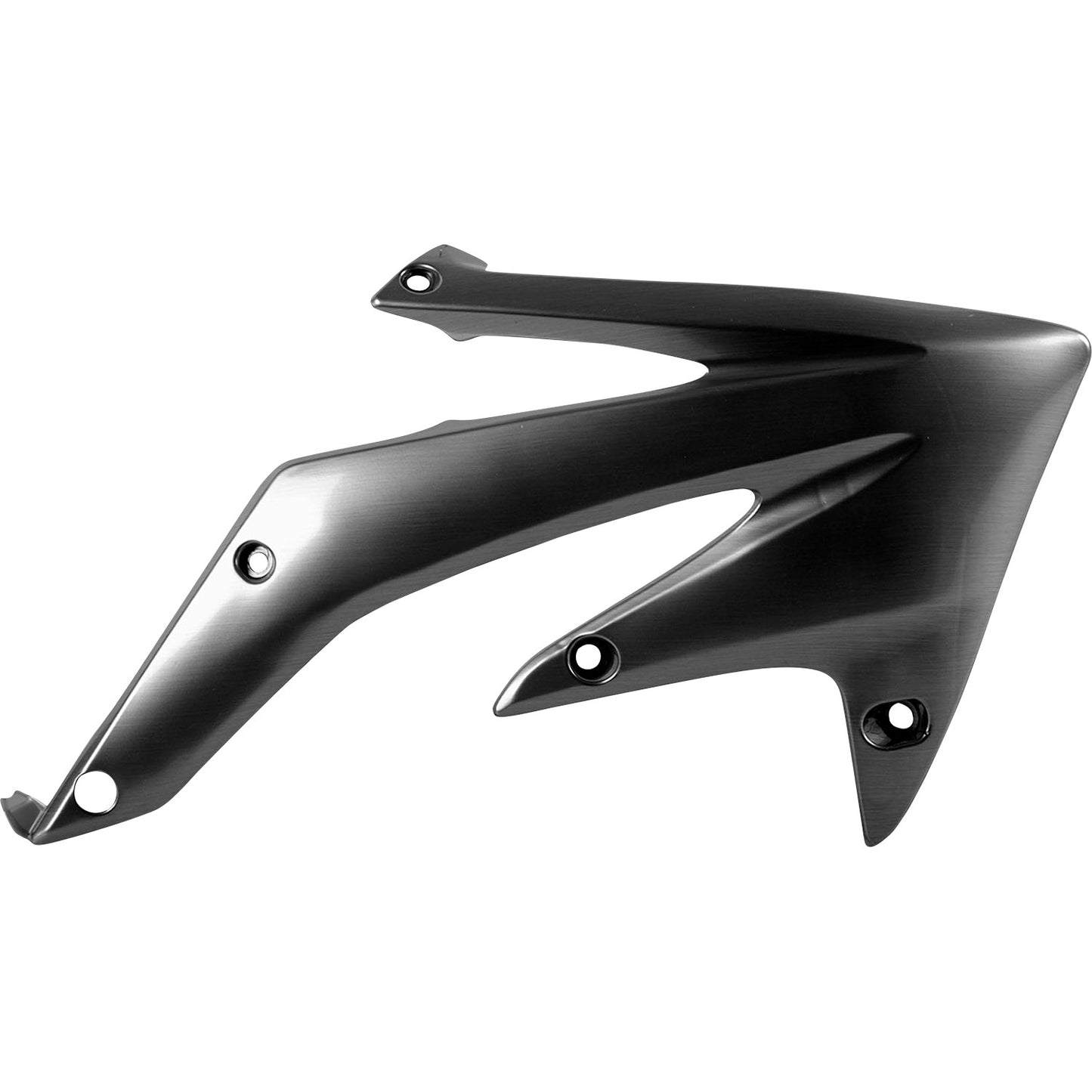 POLISPORT Radiator Cover - Brushed Aluminum - CRF 450R 8411300012 by Polisport