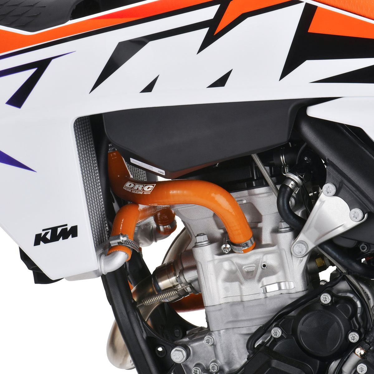 Radiator Hose Kit Ktm Orange