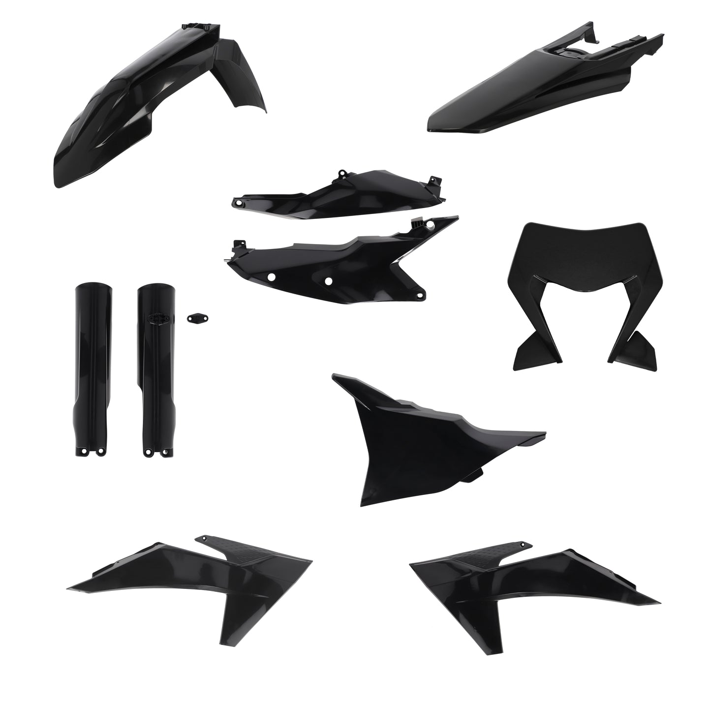 Plastic Kit Full Ktm Black
