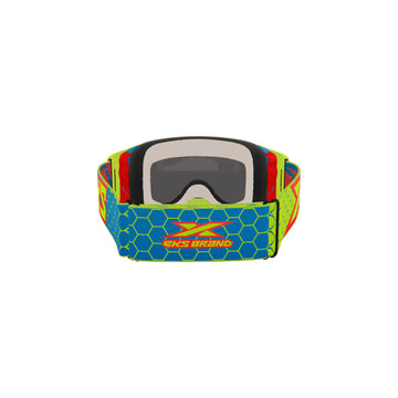 Lucid Goggle Flo Yel/Fire/Cyan W/Red Mirror