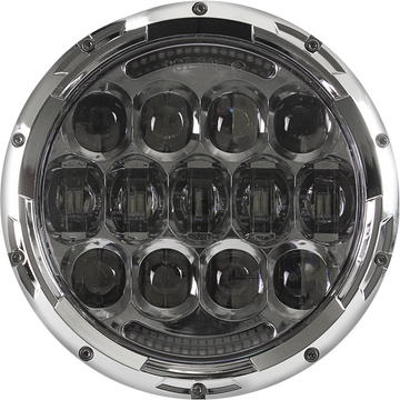 Headlight 7" Chrome