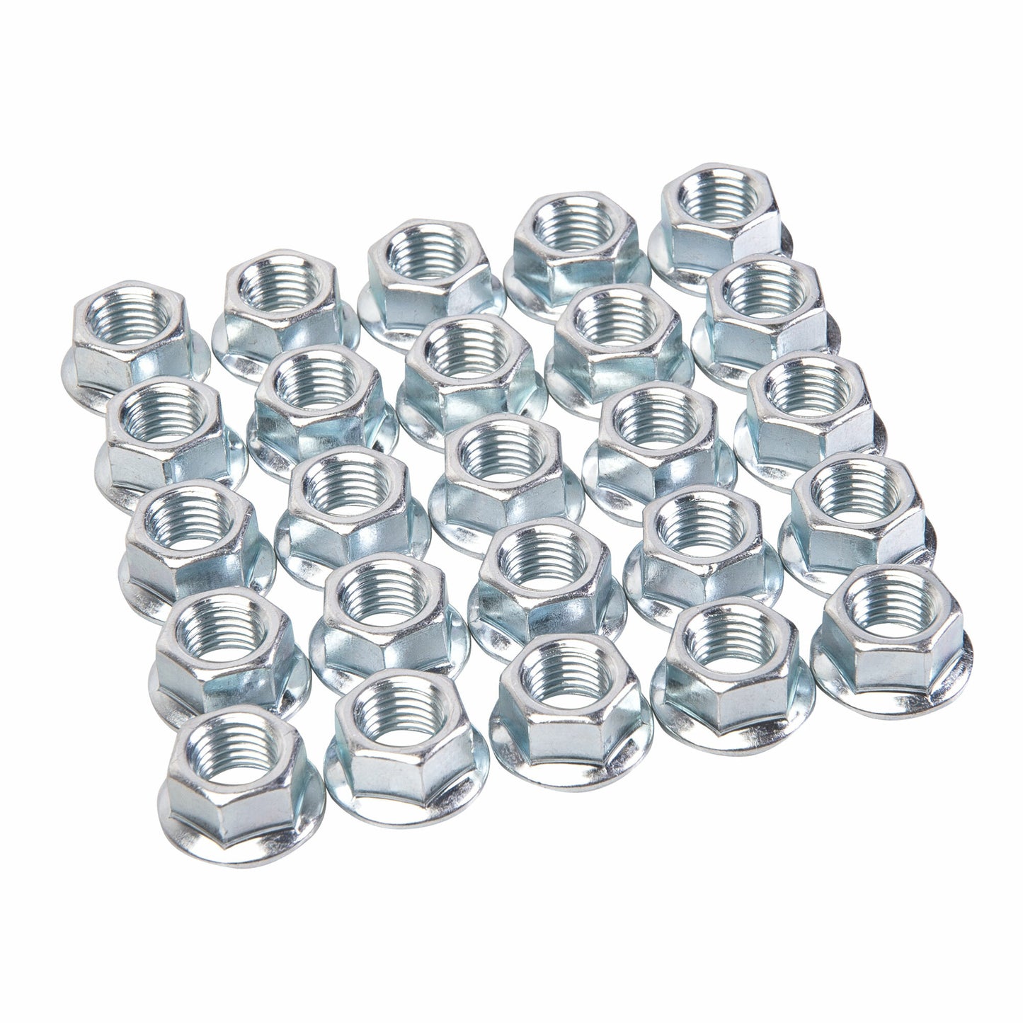 M6 Flange Nut Pack 25pcs