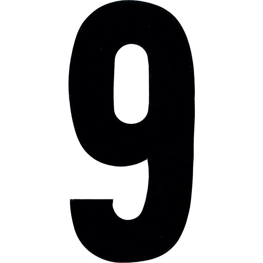 #9 7" BLACK DIGITS 3/PK by southern