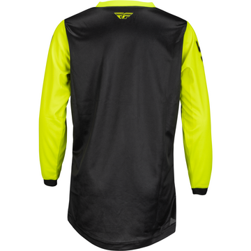 Fly Racing Youth F-16 Jersey Black/Hi-Vis - Y Large