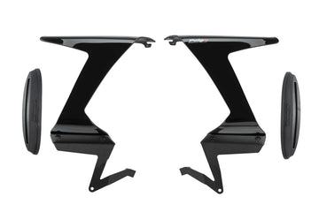 Race Side Spoilers Black Kaw