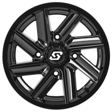 Chopper Wheel 14x7 4/110 5+2 (+10mm) Black