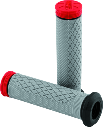 ProTaper Tri Density Full Diamond ATV Grips - Red
