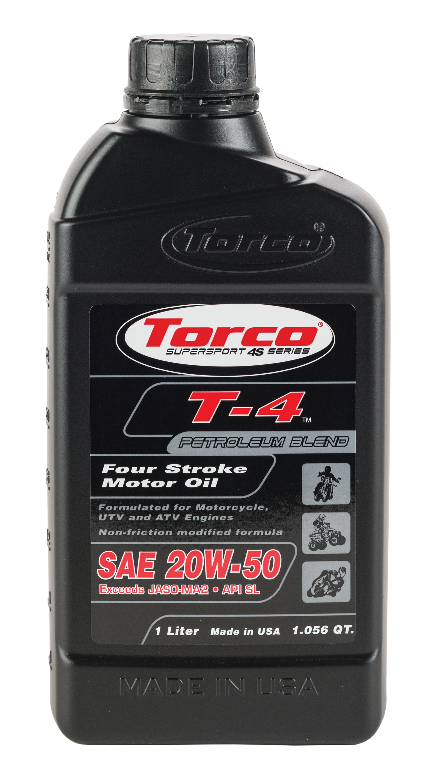 Torco T-4 4-Stroke Motor Oil 20W-50 1L