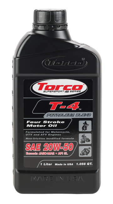 Torco T-4 4-Stroke Motor Oil 20W-50 1L