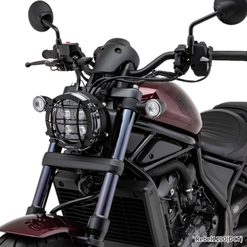 Headlight Guard Black Hon