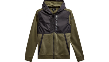 Alpinestars Aligned Military / Black Hoodie - Large