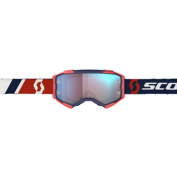 Fury Goggle Red/Blue Blue Chrome Works Lens