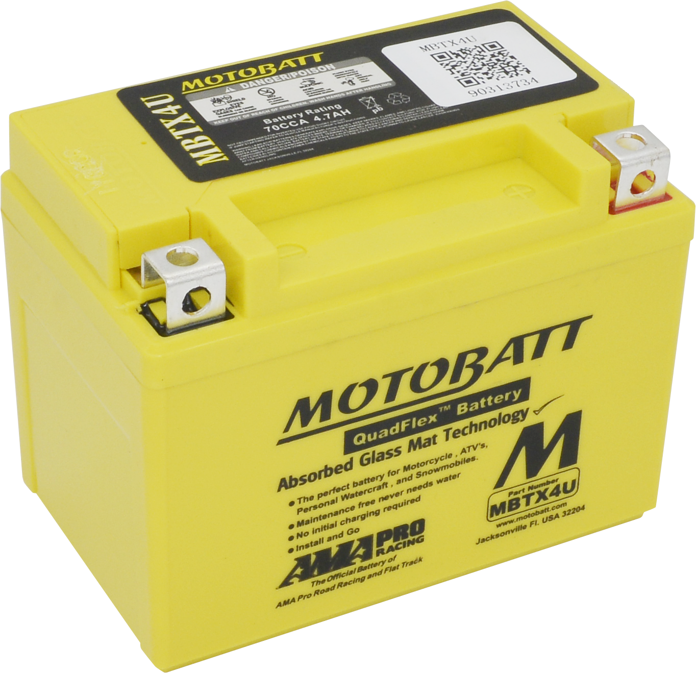 Battery Mbtx4u Sealed Factory Activated