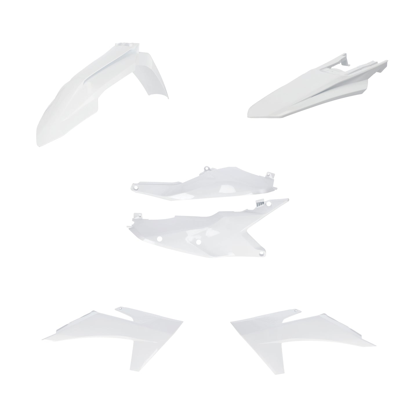 Plastic Kit Ktm White
