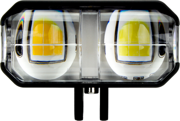 Aux Driving Lights Kit 1.25" Bar Mnt. White/Amber Pr