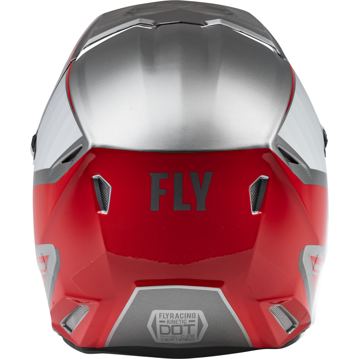 Fly Kinetic Drift Helmet Charcoal/Lite Red - Small