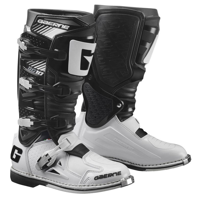 Gaerne SG10 Boots White/Black Size 9 by Tucker