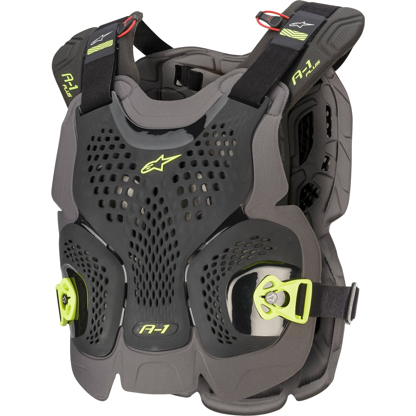 Alpinestars A-1 Plus Chest Protector Black/Charcoal/Fluo - Medium/Large | Protection