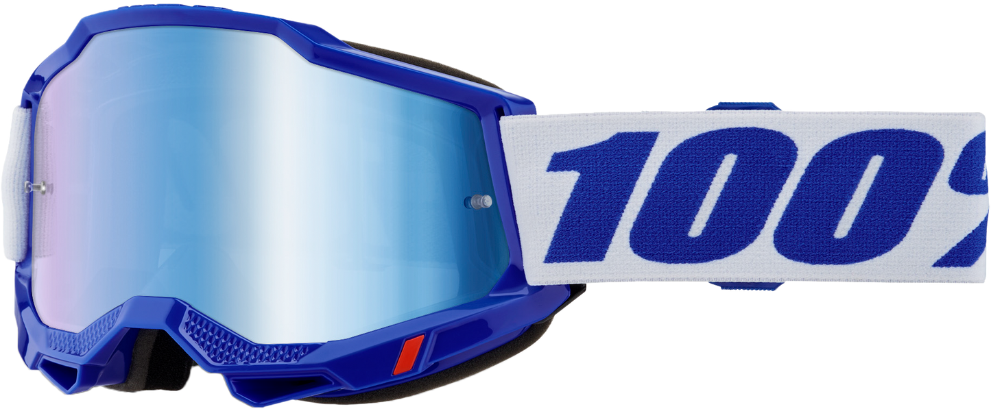 100% Accuri 2 Goggle Blue W / Blue Mirror Lens