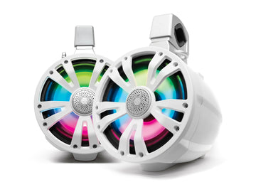 Extrmtower 2 Pk 8 Spkr 2 Amp 1 Amp + 1 Non Amp Spkr Wht