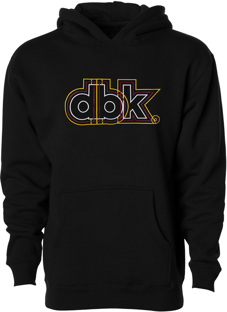 DBK LINED UP YOUTH HOODIE BLACK YS
