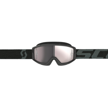 Primal Goggle Black Silver Chrome Works Lens