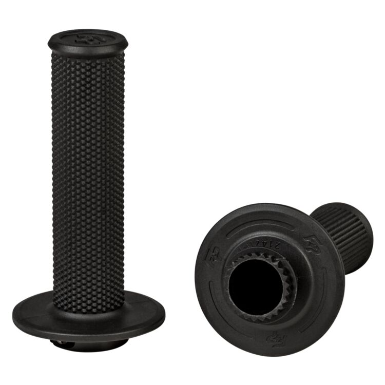 Fire Power Control Mx Lock-On Grips Grey Half Waffle