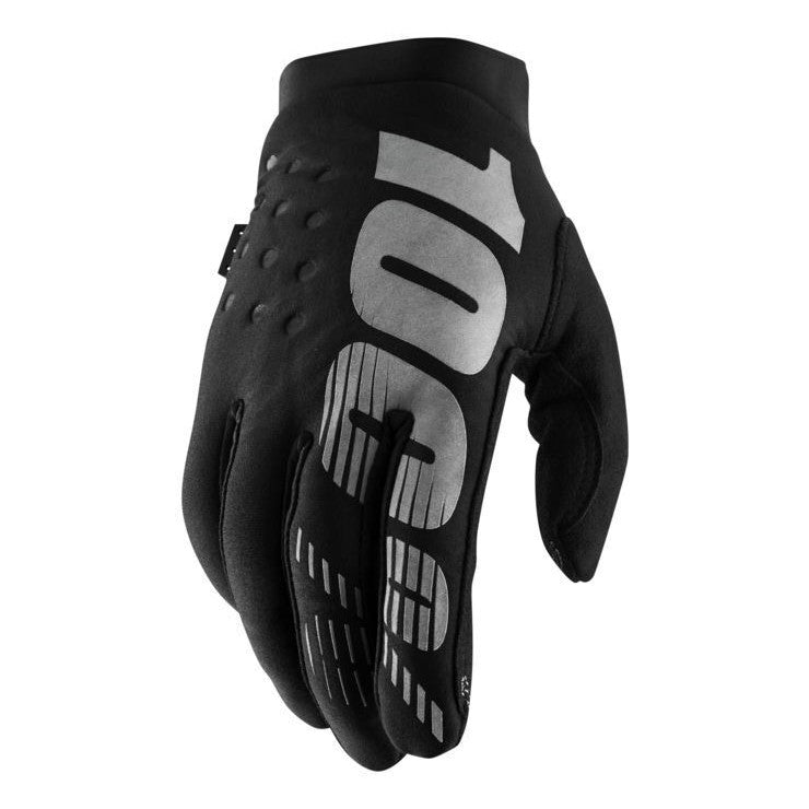 100% Women's Brisker Gloves Black L