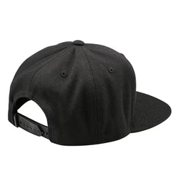 Troy Lee Flat Bill Snapback Factory Black Osfa