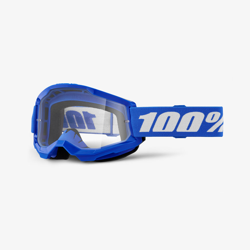 100% Strata 2 Goggle - Blue/ Clear Lens