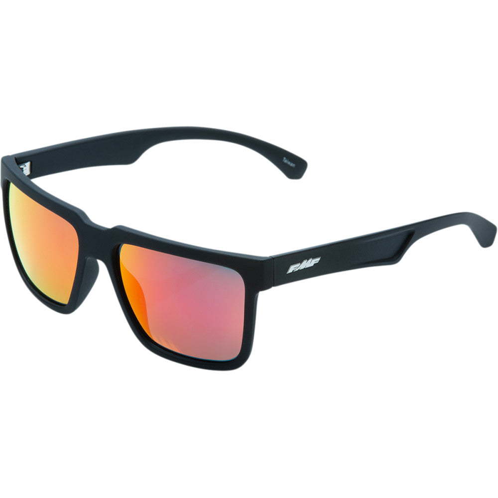 FMF The Don Sunglasses - Matte Black - Red Mirror Lens F-61506-251-01