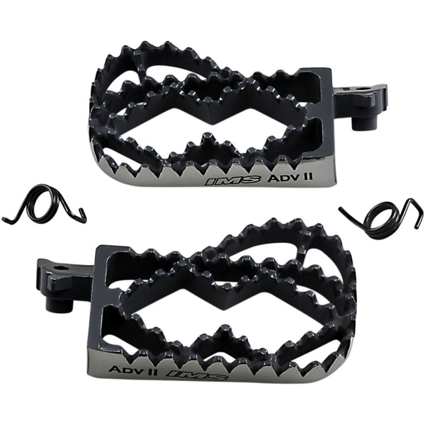 IMS PRODUCTS INC. Adventure II Footpegs - Black 253116-2