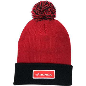 FACTORY EFFEX Honda Pom Beanie - Red/Black 23-86302