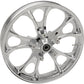 COASTAL MOTO Wheel - Largo 3D - Front - Dual Disc/without ABS - Chrome - 21x3.5 - '08+ FL 3D-LGO213CH