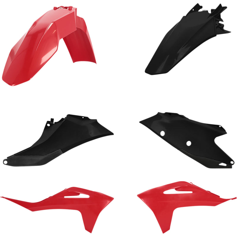 Acerbis Standard Replacement Body Kit - Red/Black 2872781018