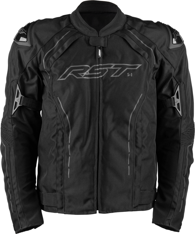 RST S1 CE Textile Jacket - Black/Black - 4XL