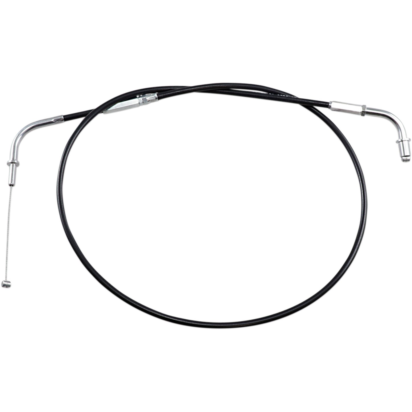 Motion Pro Black Vinyl Throttle Cable - Push - +6" - Kawasaki 03-0283