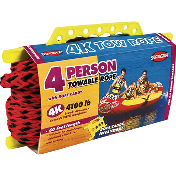AIRHEAD SPORTS GROUP Rope - Towable - 4 Rider - Red 57-1532